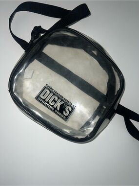 Clear Black Crossbody Bag